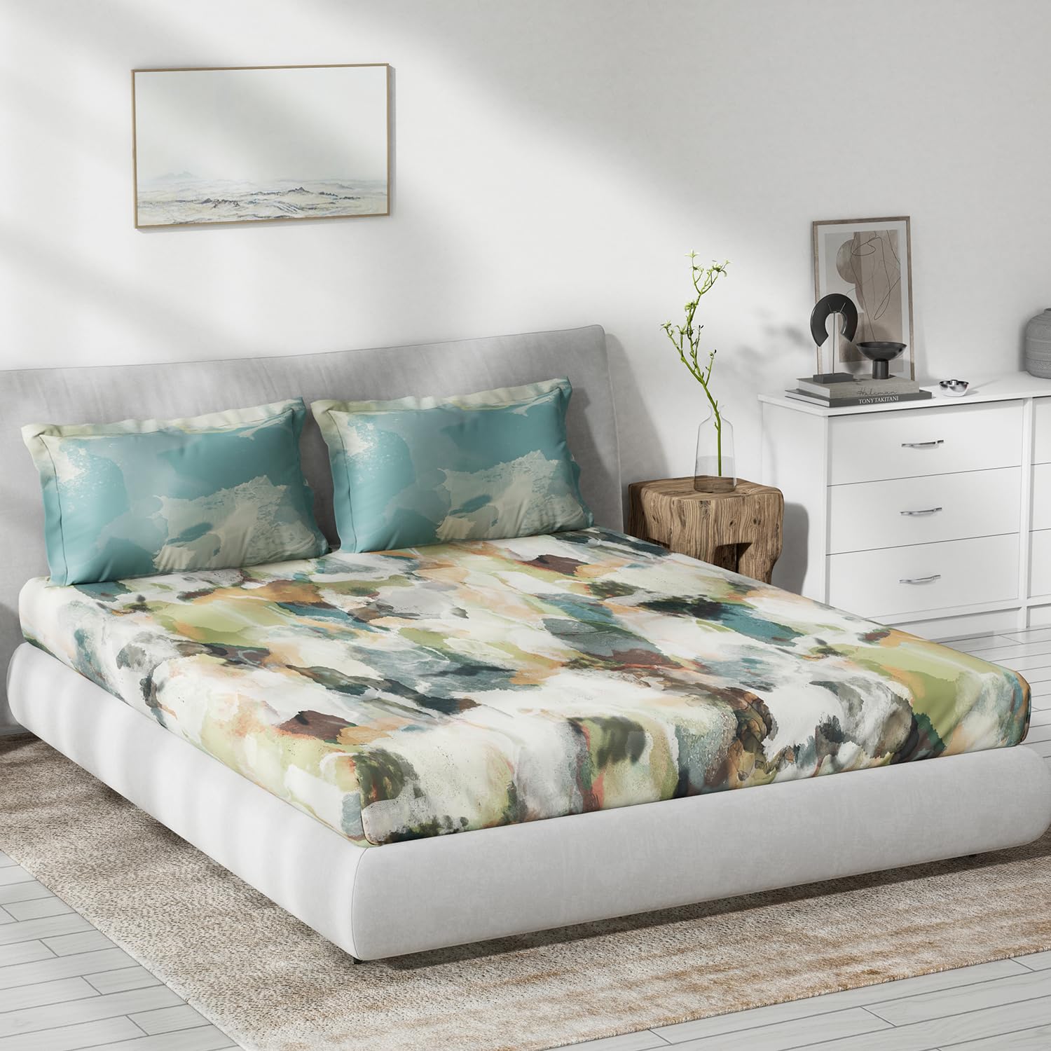 See full amazon price history chart for DDecor - Pack of 1 Cotton Dreamland 145 TC Double Bedsheet with 2 Pillow Covers - Green DDecor - Pack of 1 Cotton Dreamland 145 TC Double Bedsheet with 2 Pillow Covers - Green (B0CHYSVNCG) Amazon Price History, Amazon Price Tracker