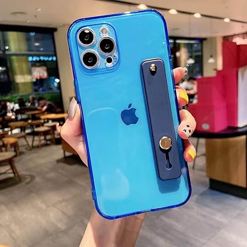 Miniatura 10 de ELTIIGO Funda diseñada para iPhone 13 Pro Max de 6.7 pulgadas con soporte para correa, funda protectora de lujo suave galvanizada con lazo ajustable
