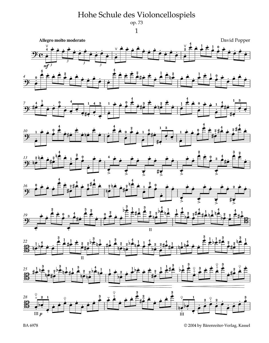 High School of Violoncello Playing 40 Studies Op.73 - Image 2