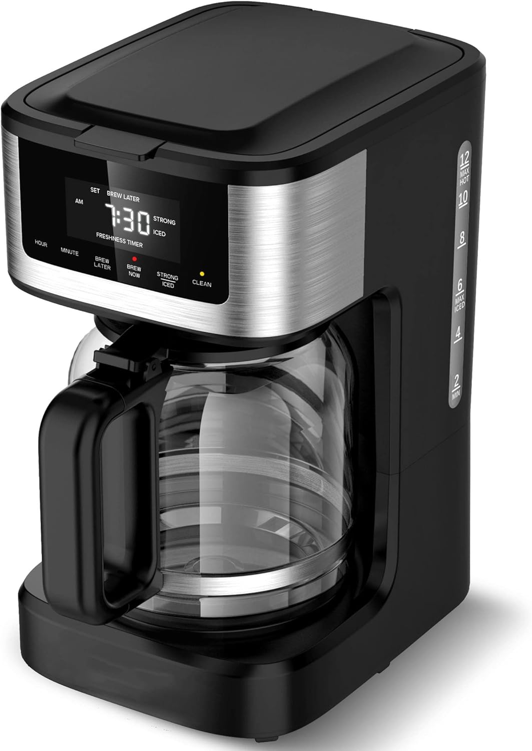 FERFAN Programmable 12Cup Hot & Iced Coffee Maker