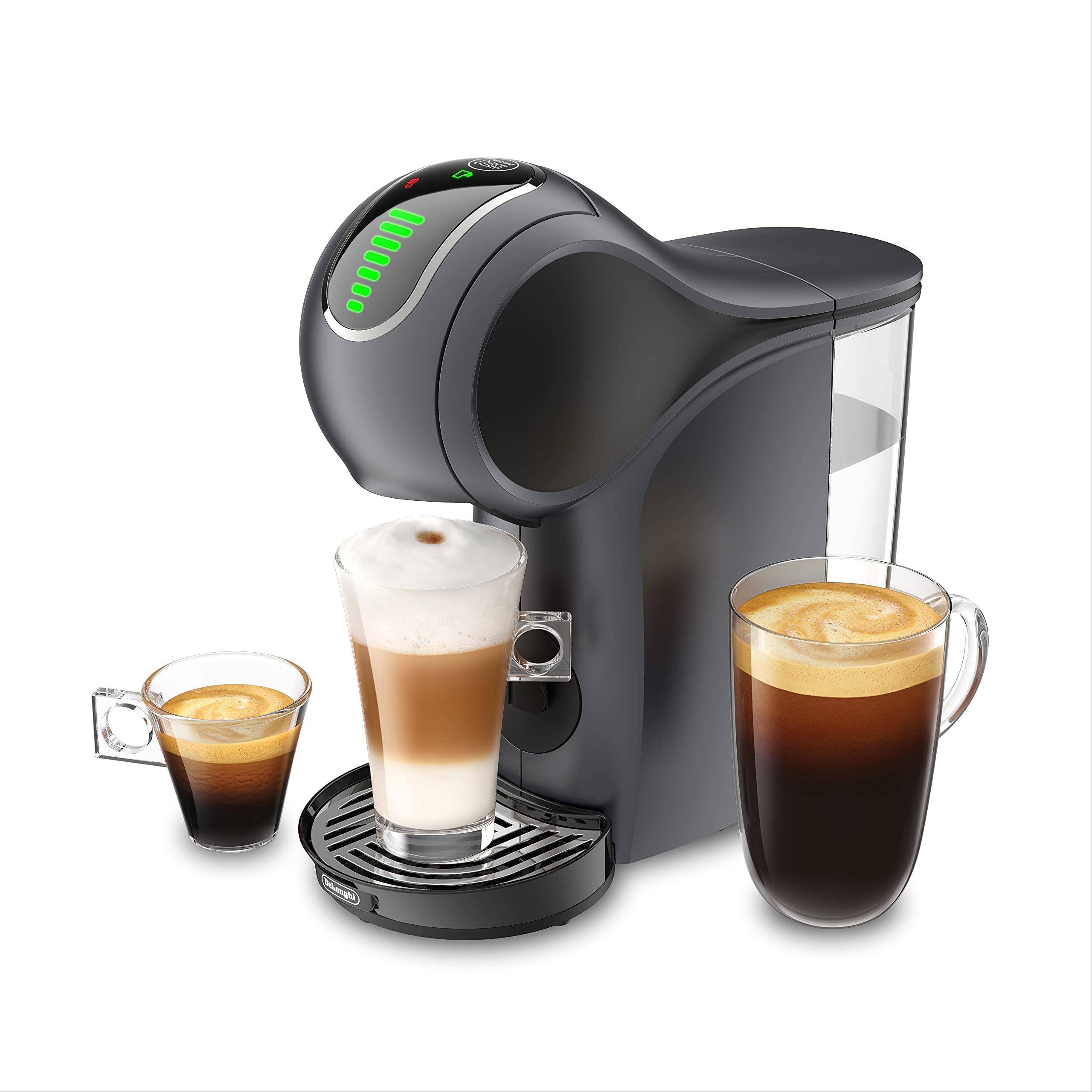 NESCAFÉ DOLCE GUSTO Nescafé Dolce Gusto, Genio S Touch EDG426.GY, cafetera en cápsulas, espresso, capuchino, café con leche y más, gris pizarra