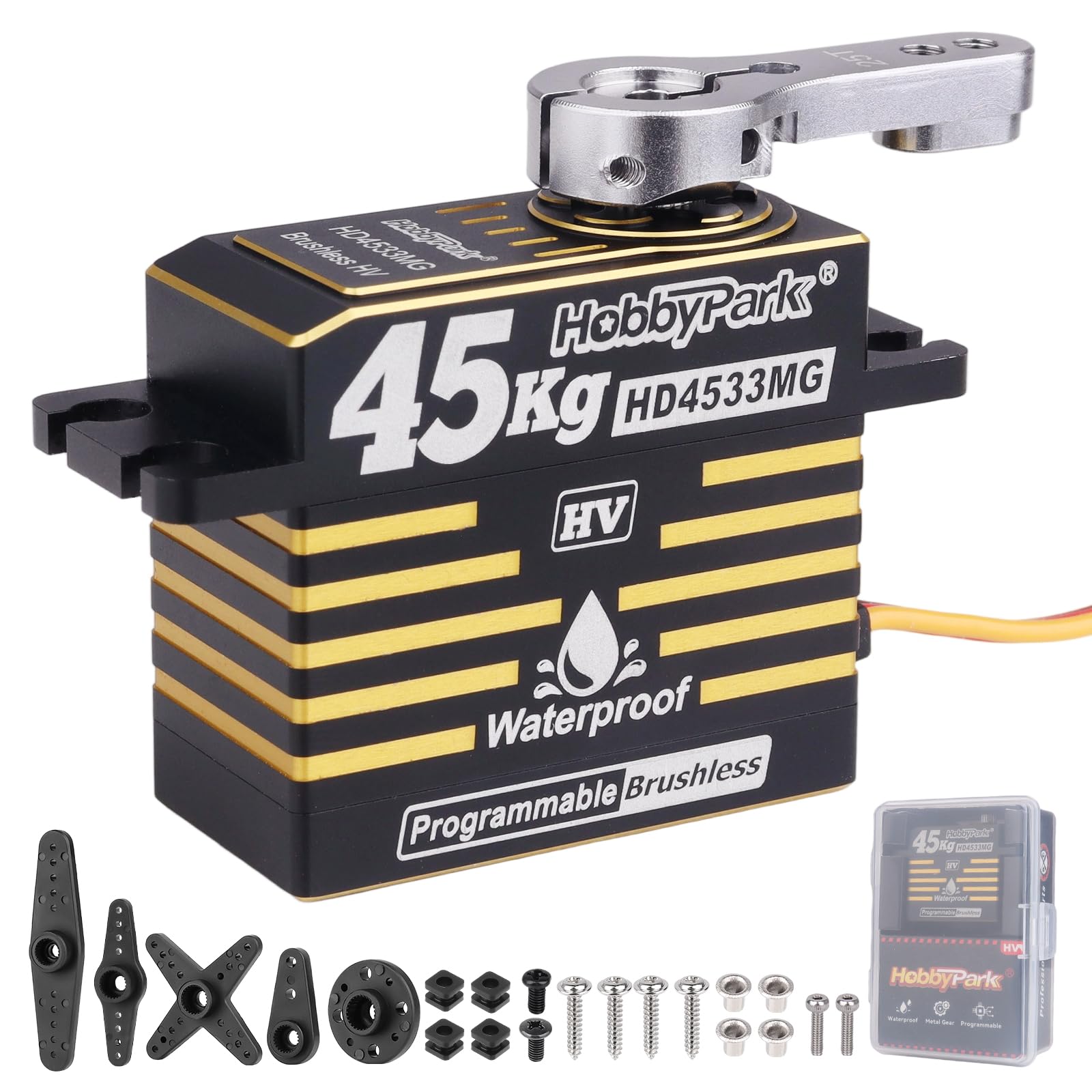 Amazon.com: HobbyPark Waterproof 45kg High Torque Servo Brushless