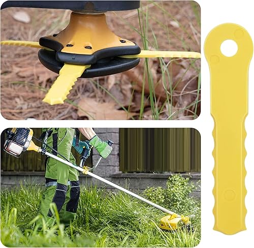 Miniatura 4 de 70289A - Cuchillas de repuesto compatibles con Weed Warrior 14867B Push-N-Load 3 cuchillas y cabezal Pivotrim Hybrid 2-N-1 (paquete de 30)