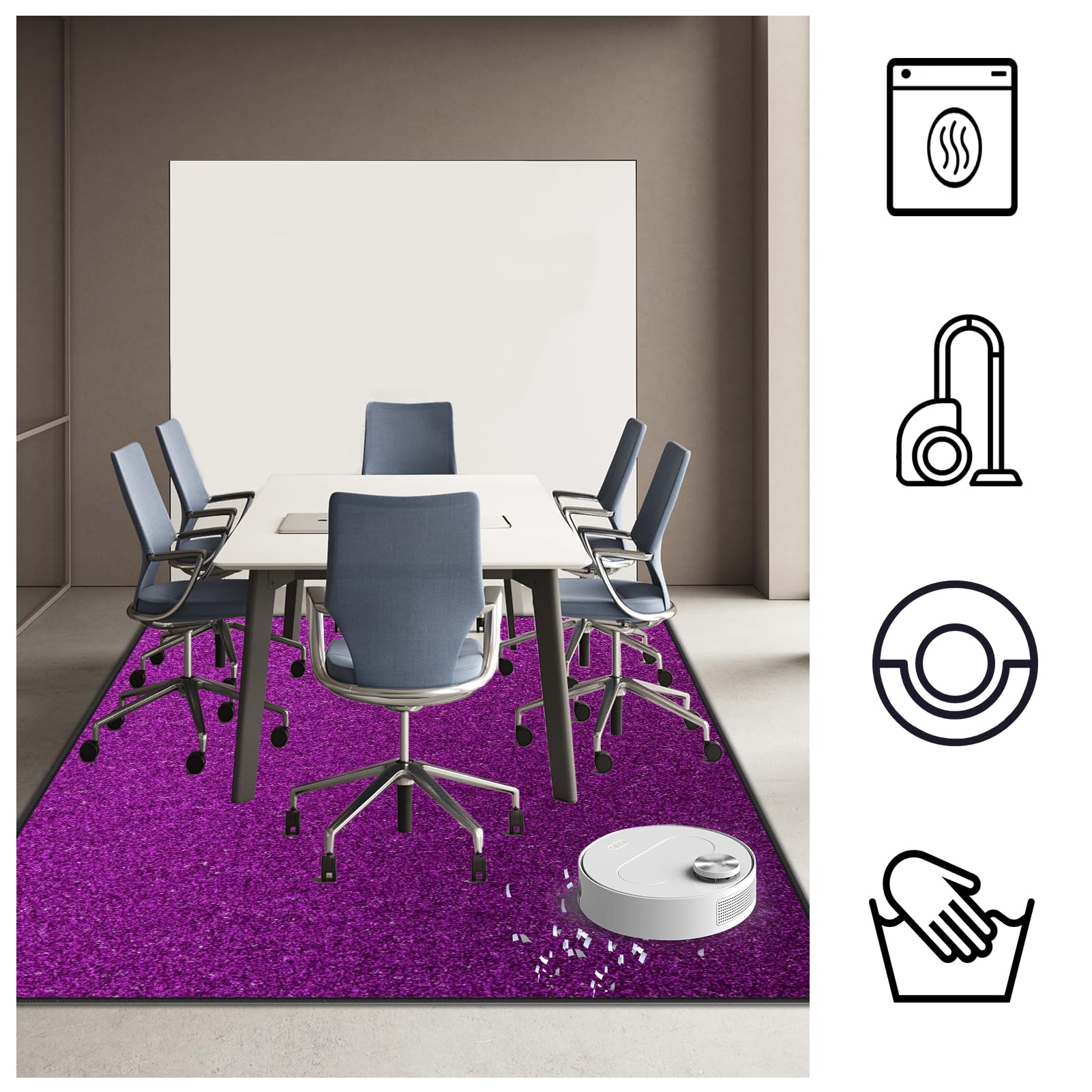 Protector Suelo Silla Ruedas Antideslizante 200 x 280 cm