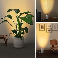 Vista 8 de SUNVIE Paquete de 2 Luces de Techo de Iluminación Ascendente para Interior, Luces de Piso de 5W con Bombillas LED GU10 de 2700K, Luces de Piso