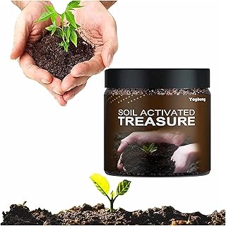 Soil Activated Treasure ,Premium Soil Activator For Plants And Lawn, Loose Soil Conditioner, Organic Soil Improver, Improve Nutrient Uptake,Promotes Water Movement And Root Absorption (Color : 200g)