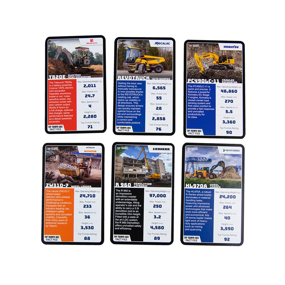 Construction Edition Top Trump 1, Yellow, Black, Orange, Blue, White, small - Image 3