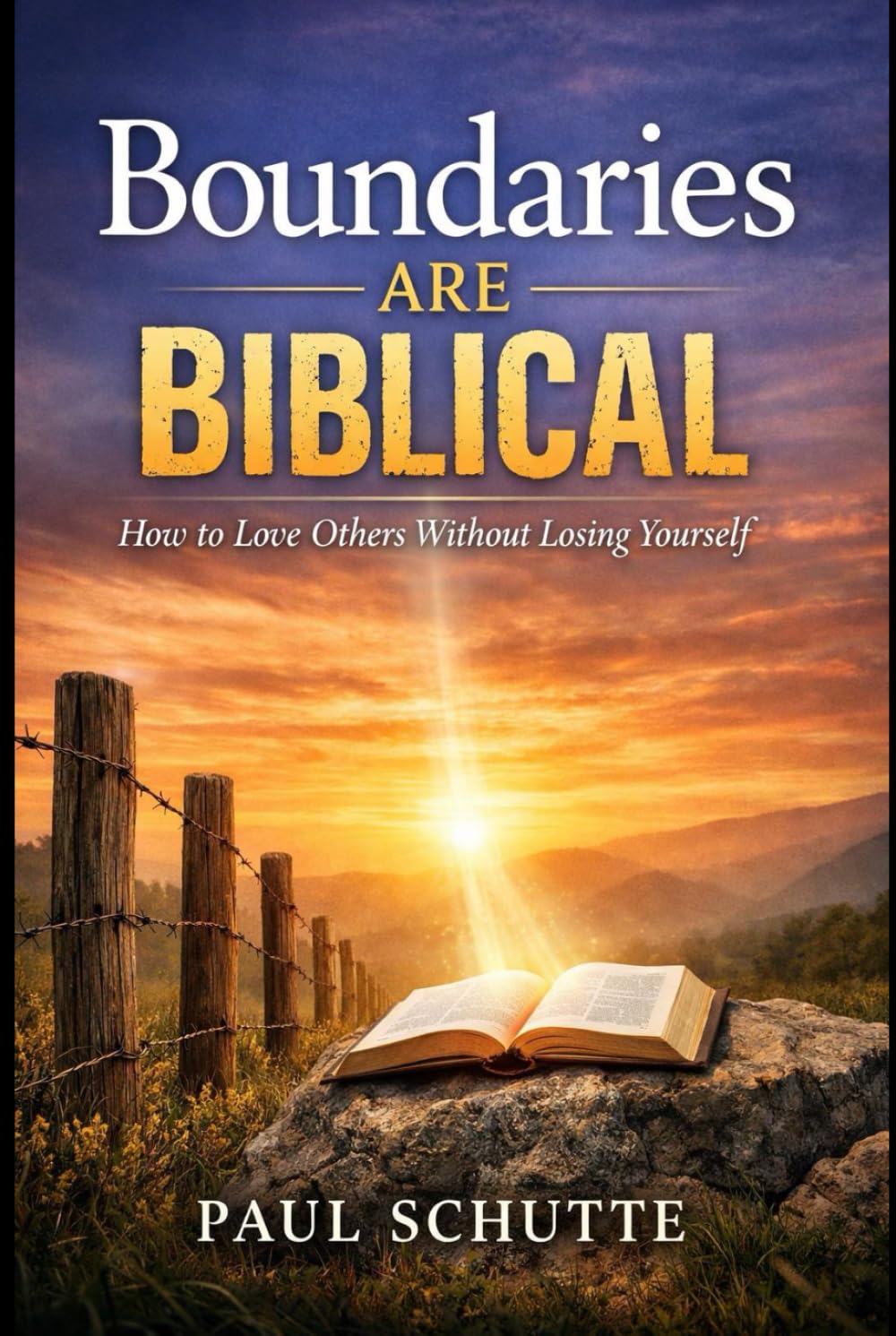 BOUNDARIES ARE BIBLICAL: How to Love Others Without Losing Yourself