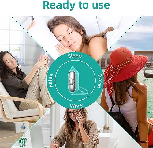 Miniatura 5 de WinkithW Dispositivo de ayuda para dormir, Instrumento de sueño de microcorriente Dispositivo para la ansiedad, Ayuda portátil recargable para