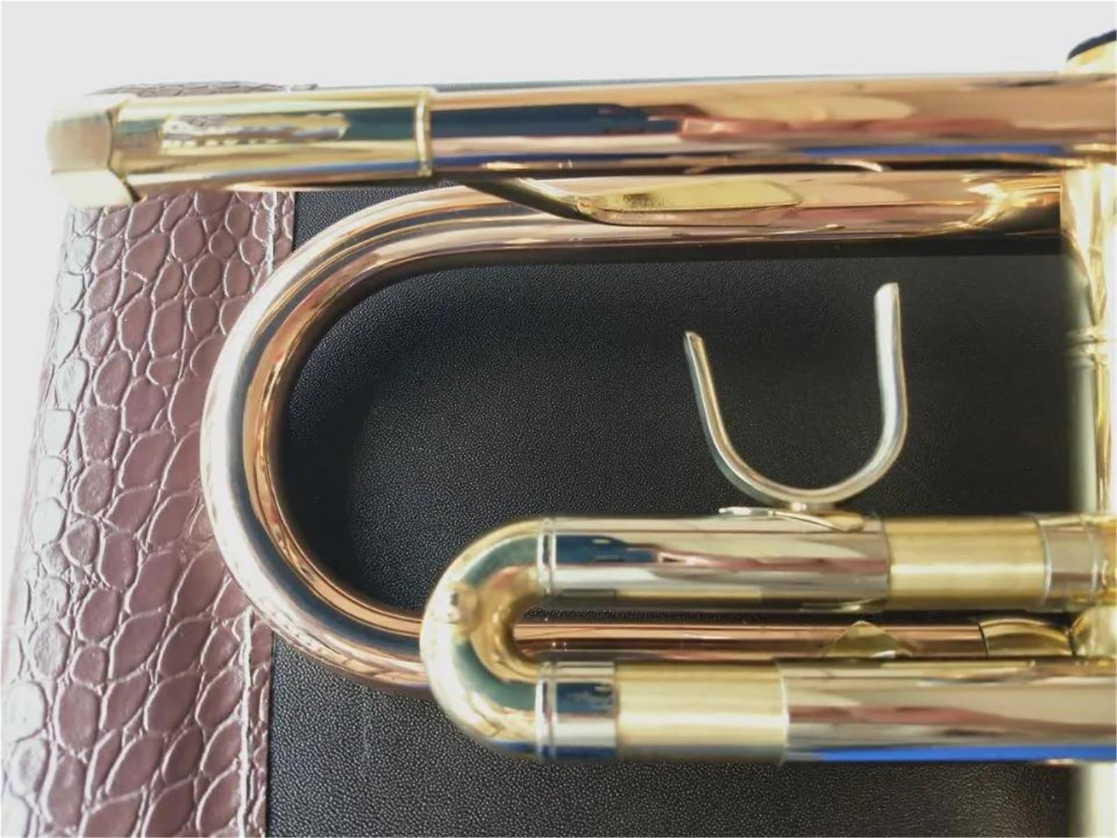 Tromba In Sib Modello Da Concerto Placcata Oro Per Impieghi Gravosi Con Bocchino Ensemble Di Trombe Standard