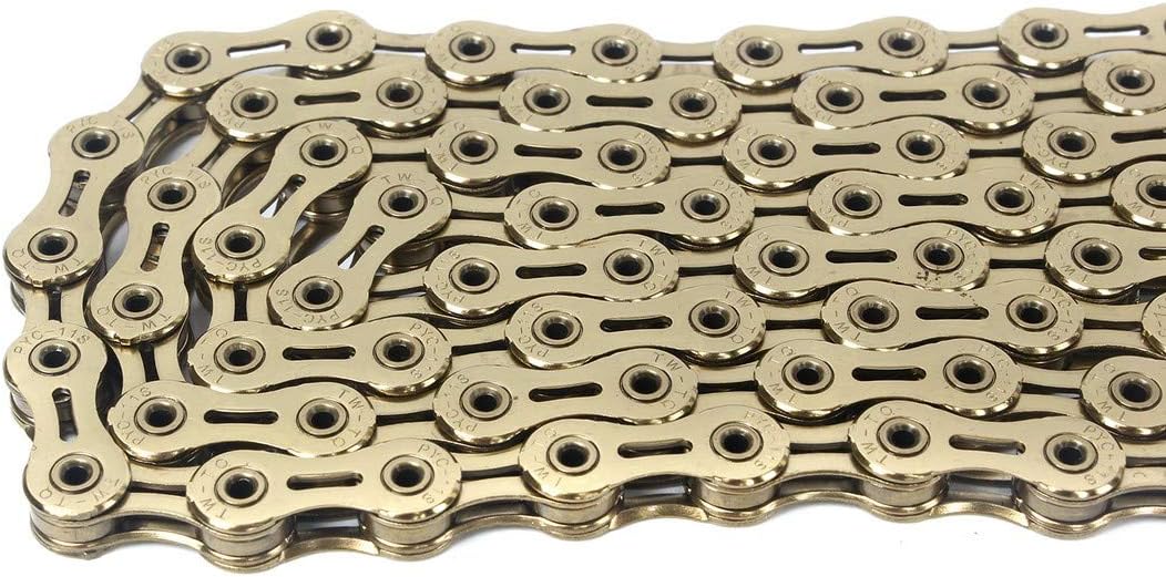 11-Speed DLC Bike Chain 116L - Hollow-Pin Lightweight
