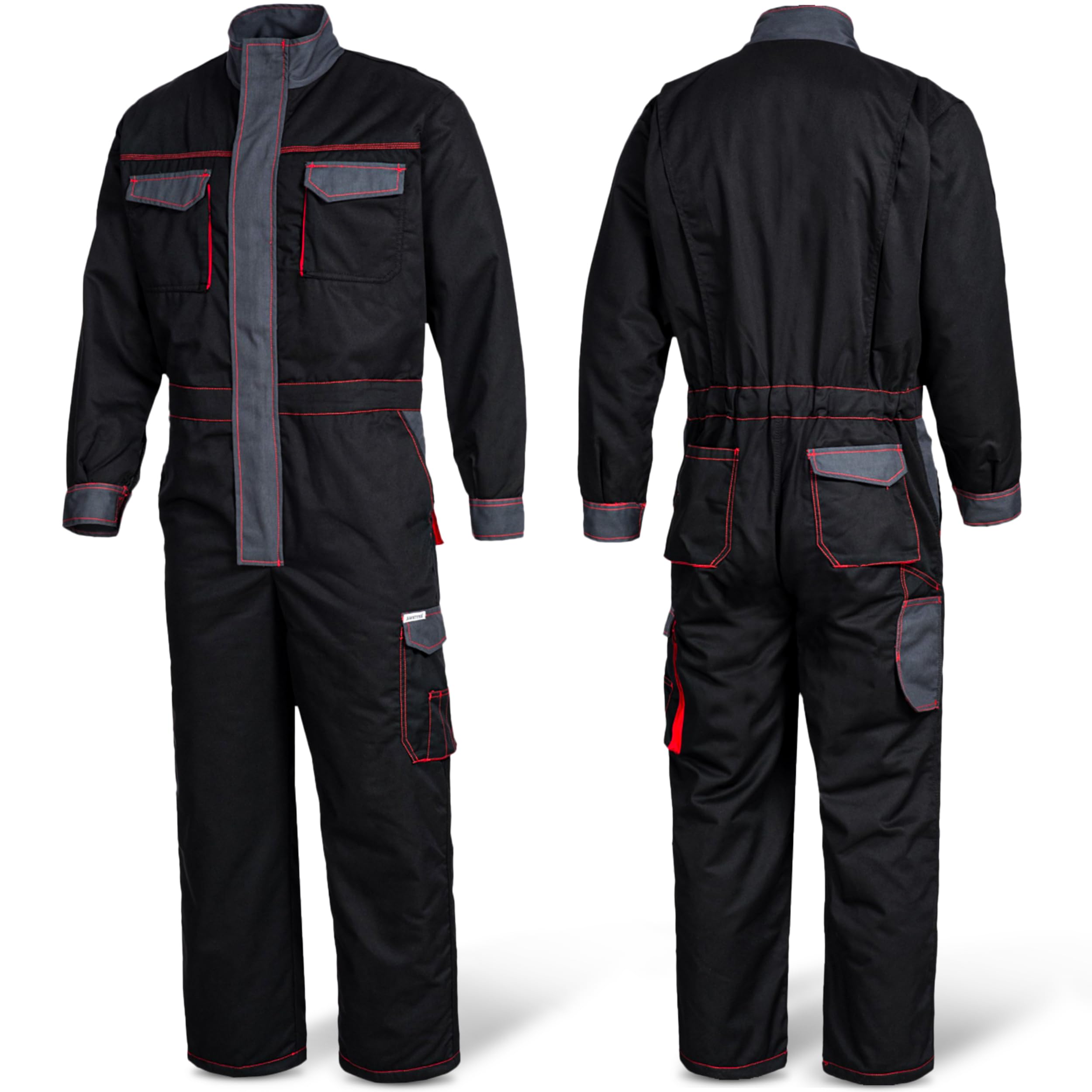 SAFETYTEX Winteroverall Overall Warm Winter gefüttert Arbeitsoverall Thermo Overall Arbeitskombi Rallyoverall Schutzanzug