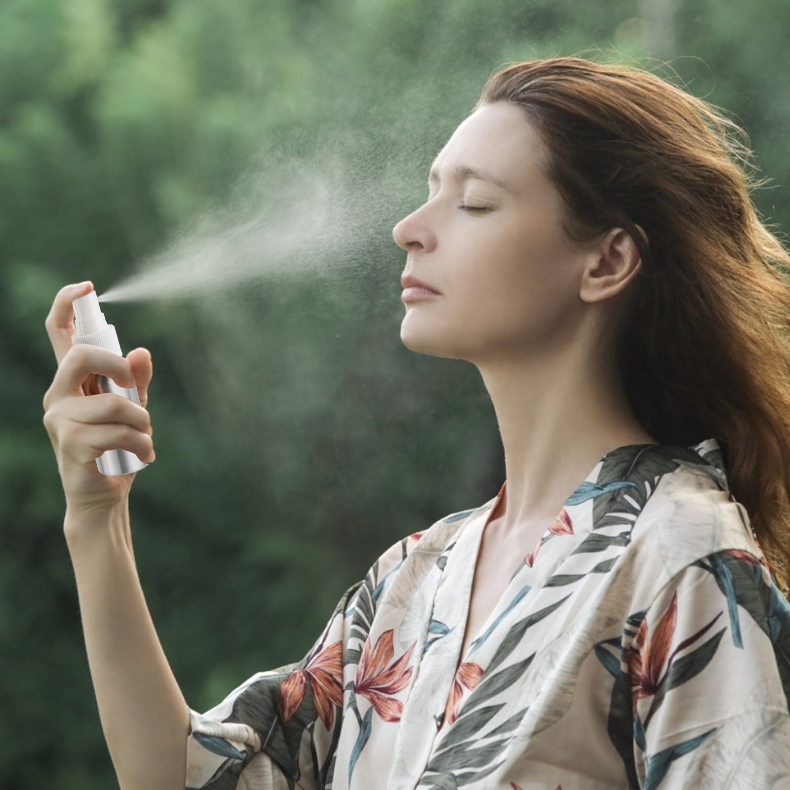 5 Flaconi Spray Vuoti In Alluminio 50ml - Nebulizzatore Fine Per Oli Essenziali E Cosmetici - Foto 3