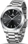 Mens Watches Stainless Steel Watches for Men Waterproof Men's Wrist Watches Analog Quartz Watch Fashion Business Designer Watches