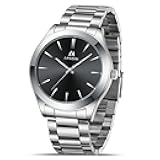 Mens Watches Waterproof Stainless Steel Watch for Men Analog Quartz Fashion Business Designer Wristwatch