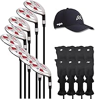 Majek K5 Senior Men's All Hybrid Iron Set 3-PW Graphite Shafts Right Handed