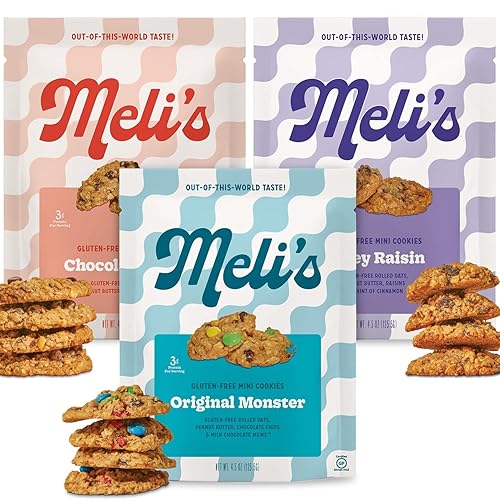 Meli’s Mini Cookies Variety Pack - Original Monster, Chocolate Chip