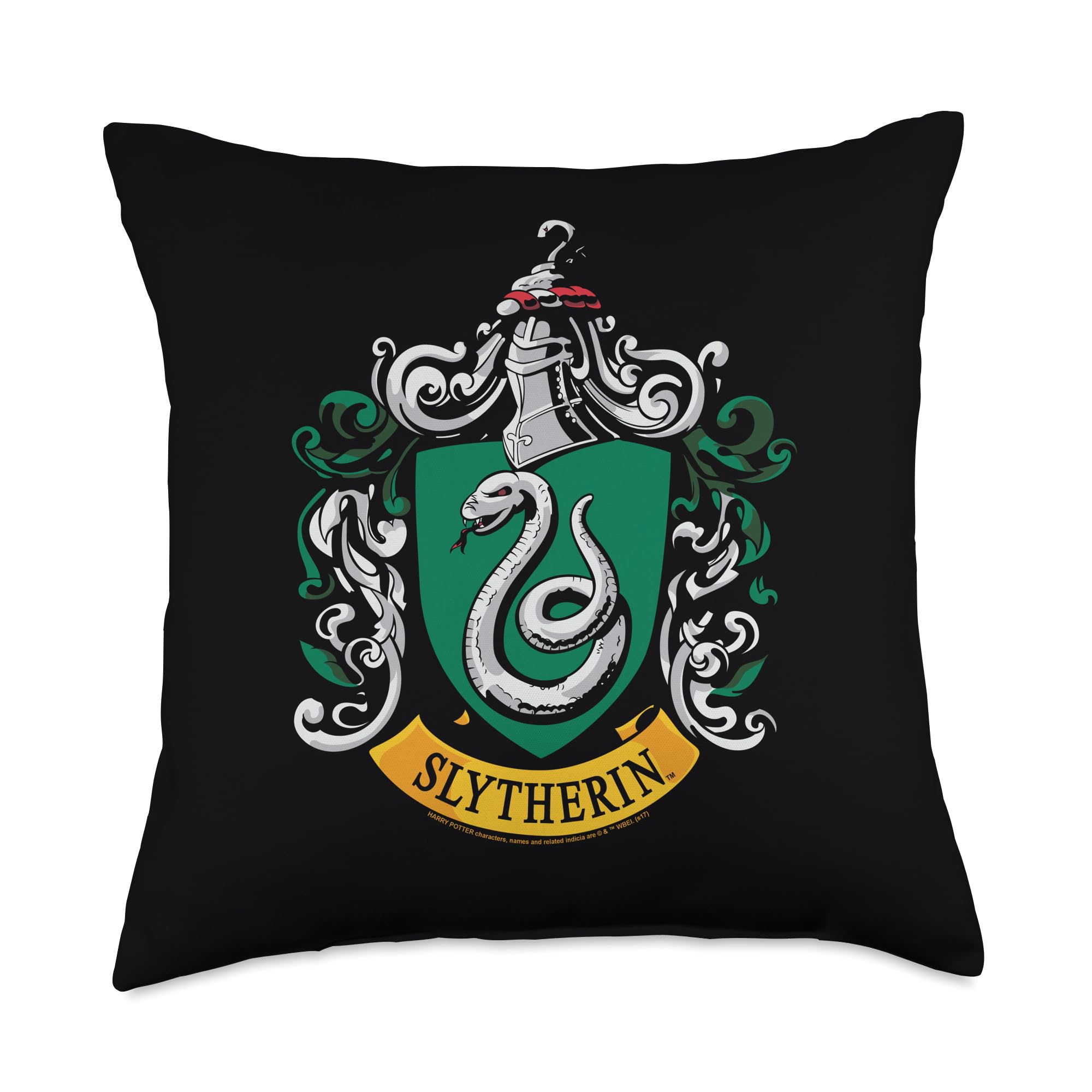 Harry Potter Slytherin House Crest Throw Pillow