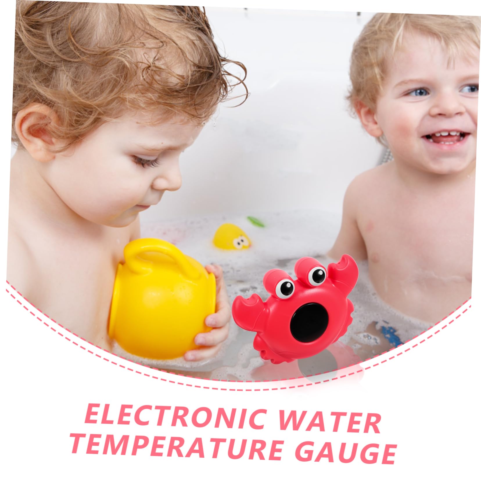 TOYANDONA 3piezas Digital De Agua Para Bañera y Piscina Flotante Diseño De Animales De Agua Para Bebés y Medición Precisa De Temperatura Para Baños y Acuáticos