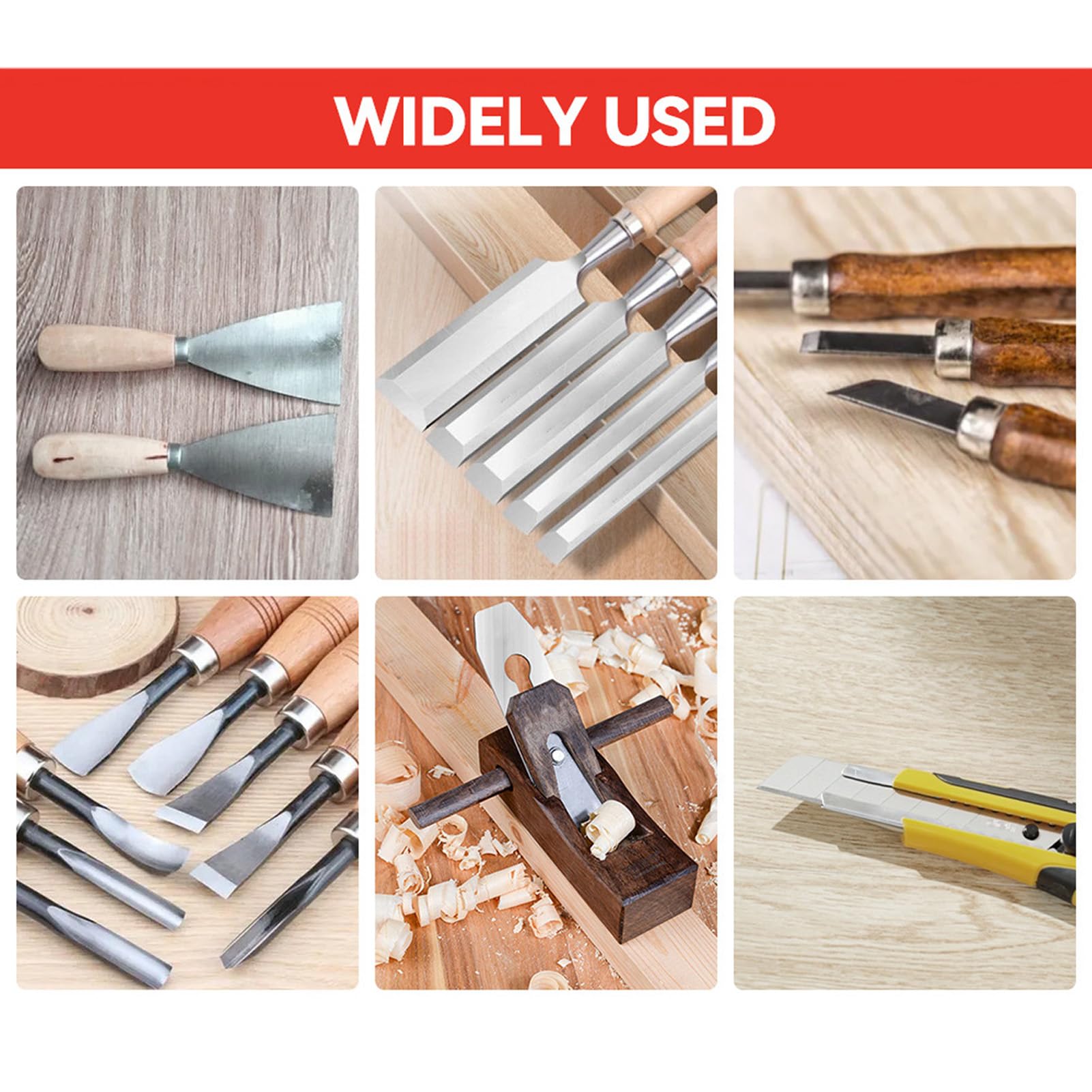 Guida per Affilare Scalpelli e Pialle - per Affilare con Ruota a Rulli Calibro per Fissaggio Angolo Kit Accurato di Attrezzi per la Lavorazione del Legno Carpentieri