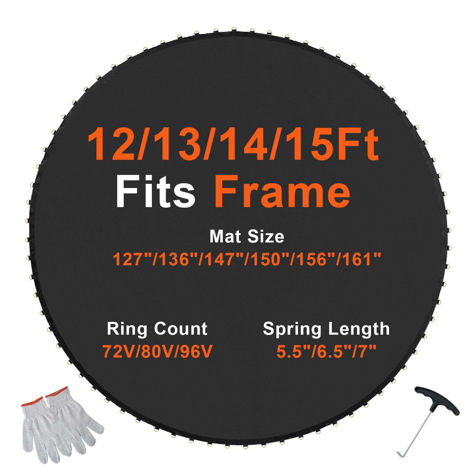 Replacement Trampoline Mat, Jumping Mat Fits