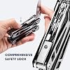 BIBURY Multi-Tool, Multitools Pliers with Rope Cutter, Can Opener, Screwdriver, EDC Tools for Camping, Outdoor Activities, Repairing (Blackside)