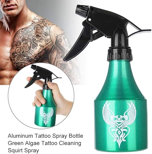 Miniatura 3 de Botella profesional de aluminio de 10.1fl oz, botella de spray de pulverización a presión para flores de agua del hogar con tatuaje de peluquería