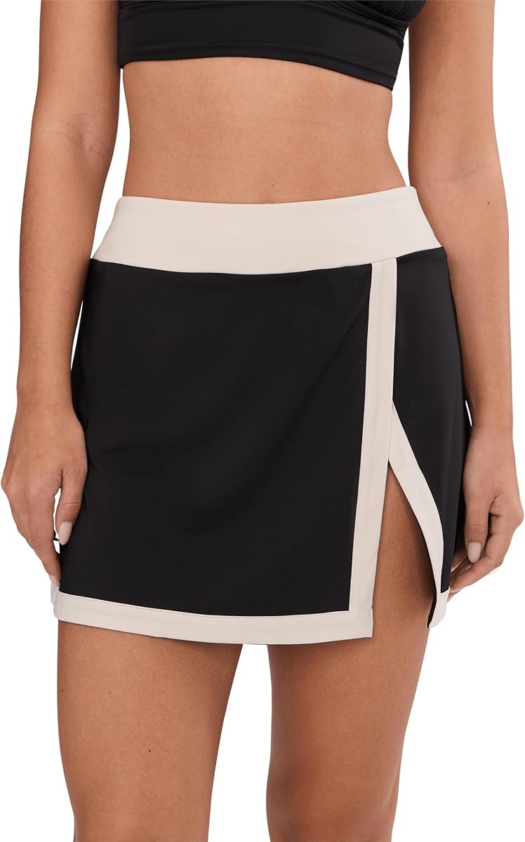 Women's Bold Color Block Skirt