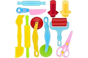 Playdough Tools 10 Pack - The Ultimate Dough-Crafting Experience for Creative Kids
