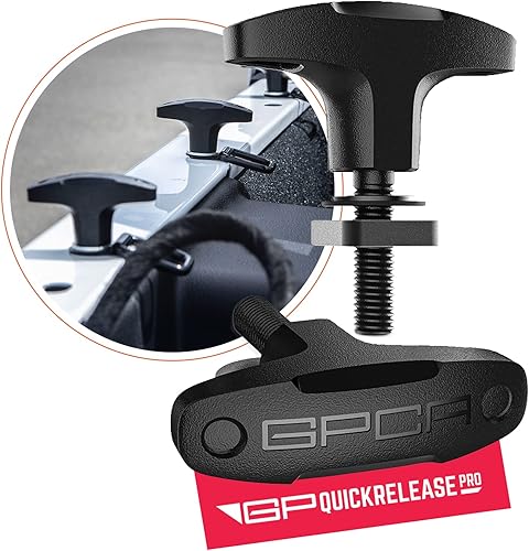 Miniatura 81 de GPCA juego de 6 tornillos estriados de cabeza resistente, de fácil liberación, con tuercas, arandelas y anillos para sujeción para Jeep Wrangler YJ