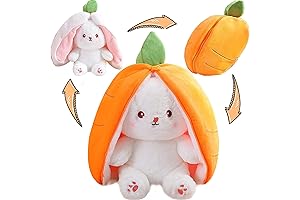 Miaodam Reversible Carrot Bunny, Hide-and-Seek Surprise