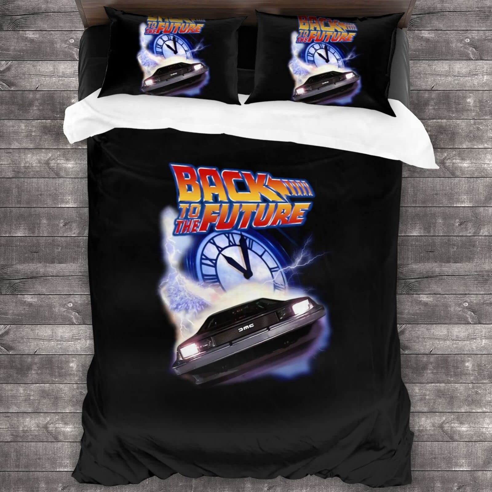 Amazon｜布団カバー 3点セット バックトゥザフューチャー スリーピース