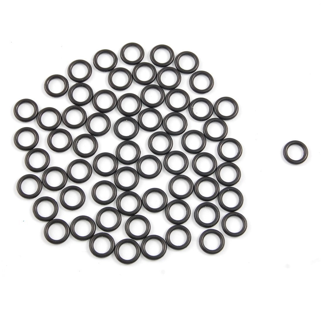 Othmro 50pcs O-Rings, Nitrile Rubber Washers Seal Ring with 29mm OD 24.2mm ID 2.4mm Width, Metric Buna-N Sealing Gasket Kit