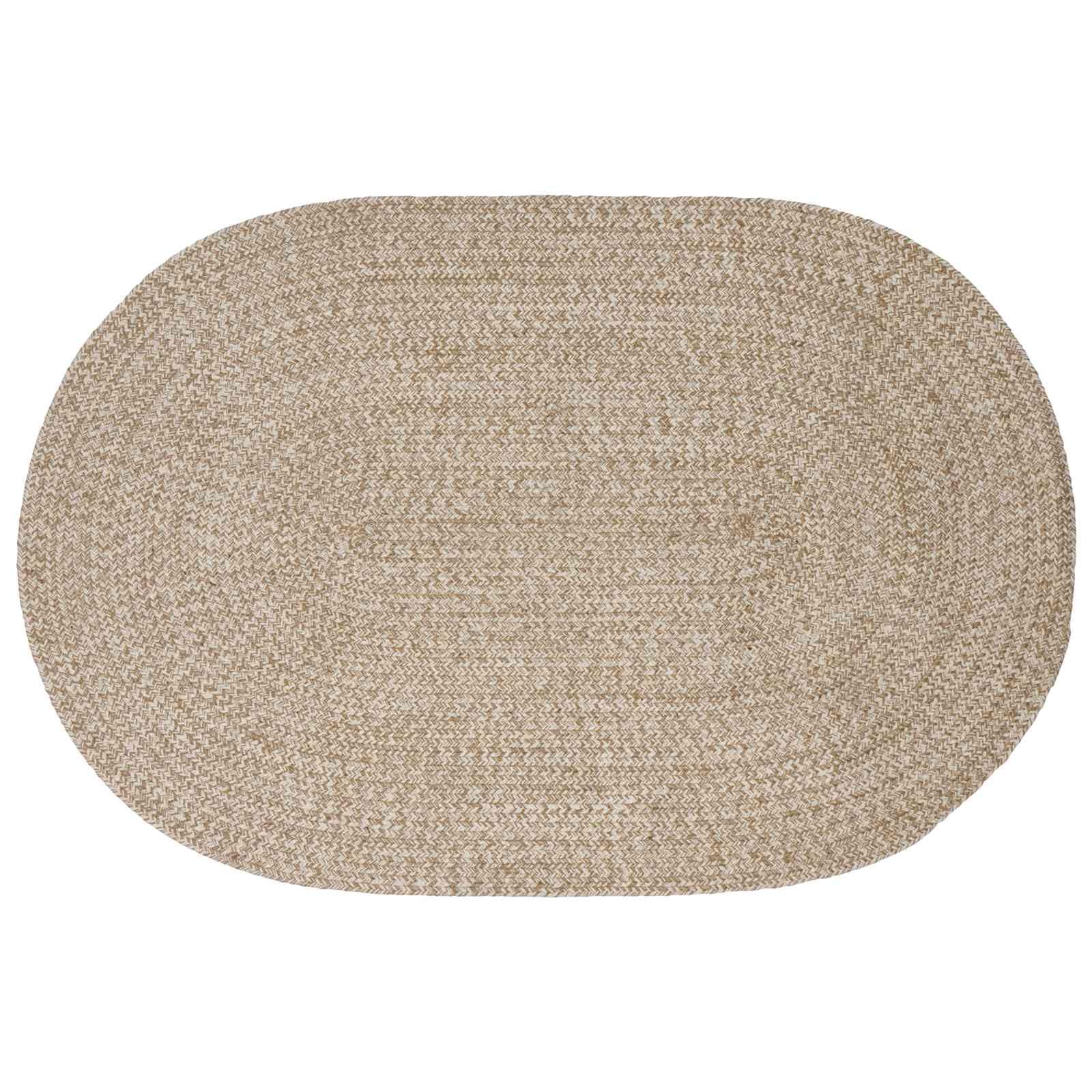 Tapis moderne en jute blanc pour chambre et salon bohème chic