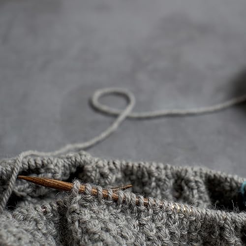 Miniatura 5 de 2 agujas de tejer de bambú de una sola punta para tejer ganchillo suministros para principiantes hechos a mano proyectos de tejer DIY (0.236