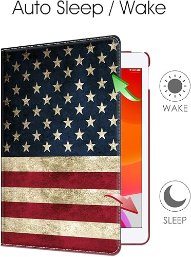 Vista 265 de Fintie - Funda giratoria para iPad de 9ª generación / 8ª generación / 7ª generación, de 10.2 pulgadas, funda giratoria en 360 grados, funda Azul