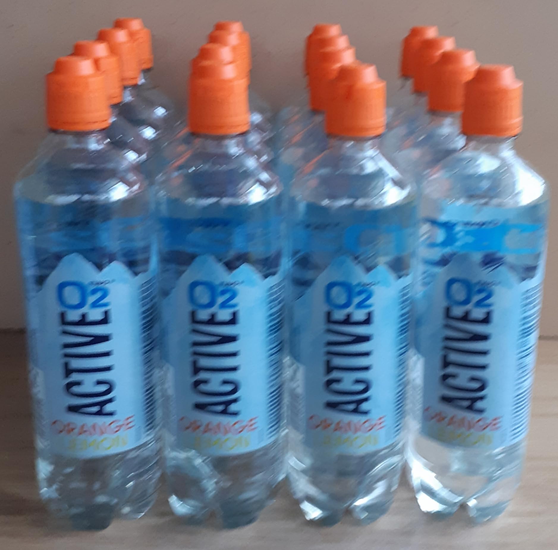 Active O2 Orange Lemon Erfrischungsgetränk, 16 Flaschen à 0,75 L, inkl. Einwegpfand