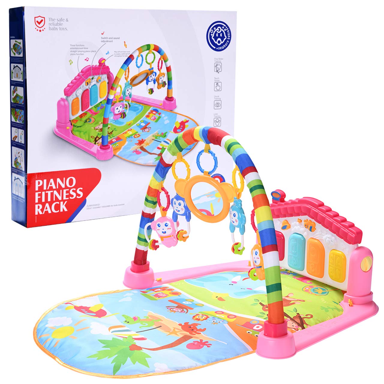 Buy WYSWYG Baby Gym Jungle Musical Play Mats for Floor, Kick and Play