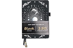 BUKE Dotted Journal: Unleash Your Creativity on Bold Black Paper!