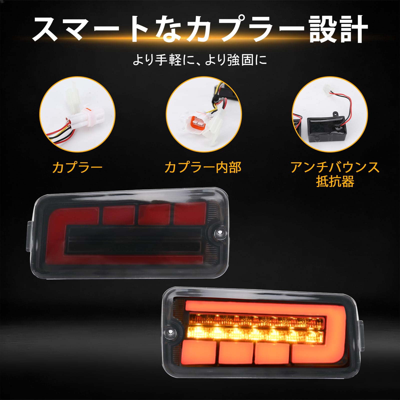 Amazon | Syncnika 2個 LEDテールランプ ハイゼット トラック ジャンボ