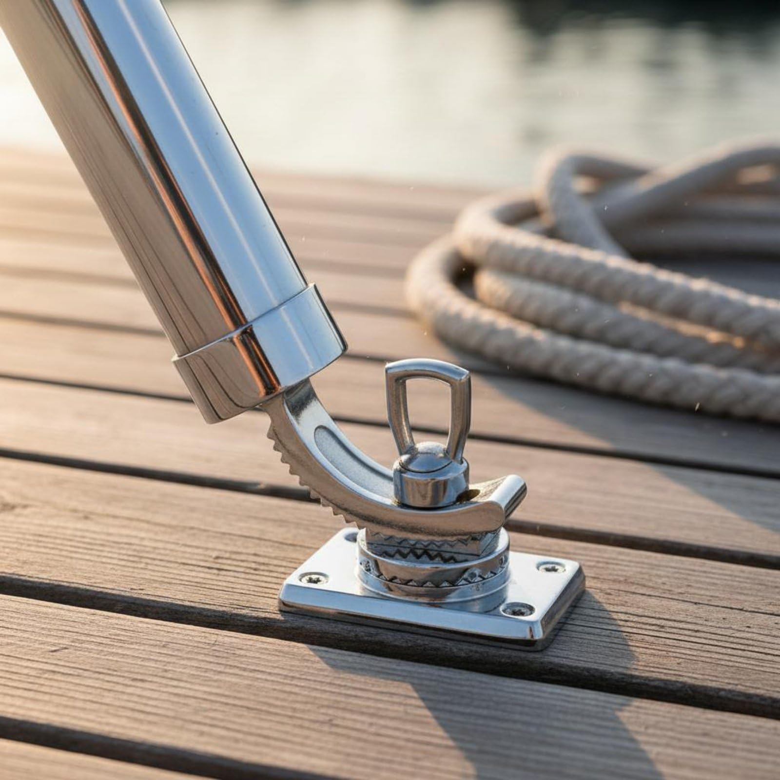 360 Grad Rutenhalter Korrosionsbeständig Boots-Rutenhalter Drehbar Angelrutenhalter Für Angler