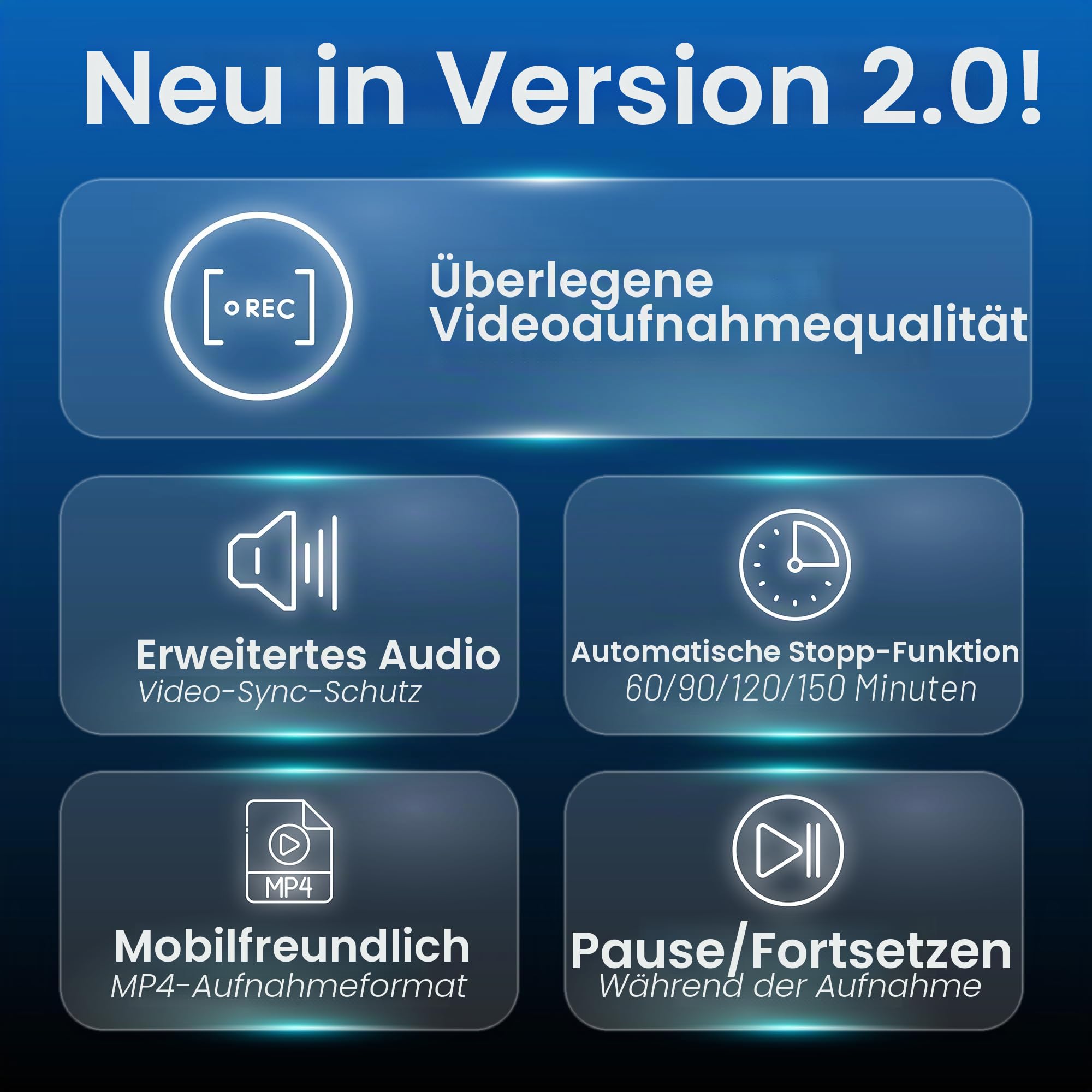 ClearClick Video-zu-Digital-Konverter 2.0 (zweite Generation) Mini-Edition – Aufnahme von Videos von Videorekordern, VHS-Bändern, AV, RCA, Hi8, Camcorder, DVD, Gaming-Systemen