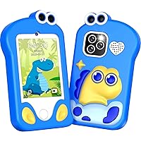 CHAKEYAKE Telefono per Bambini, Macchina Fotografica Bambini con 2,4" Schermo Tattile
