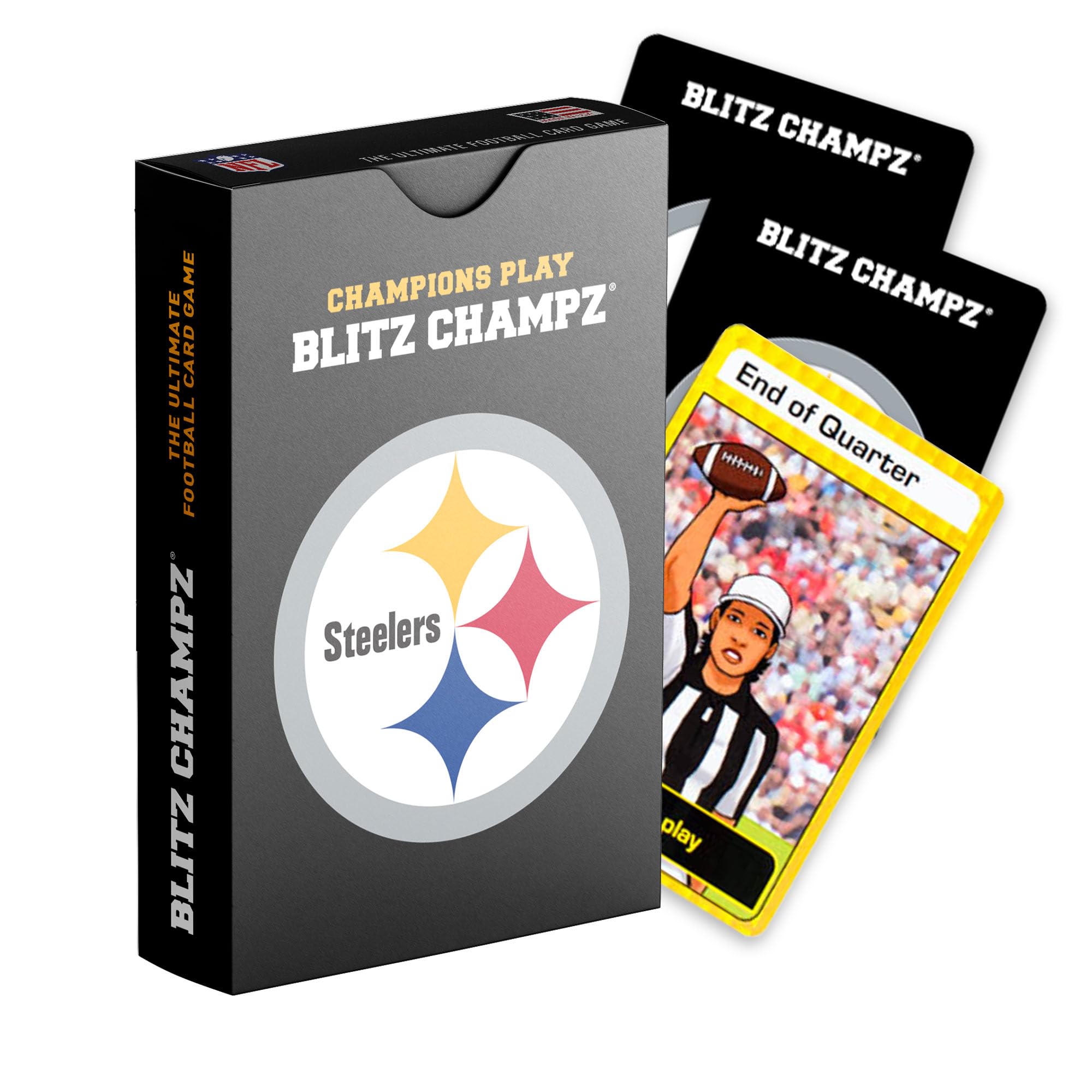 Amazon.com: Blitz Champz Pittsburgh Steelers– Official NFL Playing
