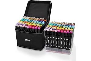 Premium Banral Art Markers: 80 Colors of Endless Creativity