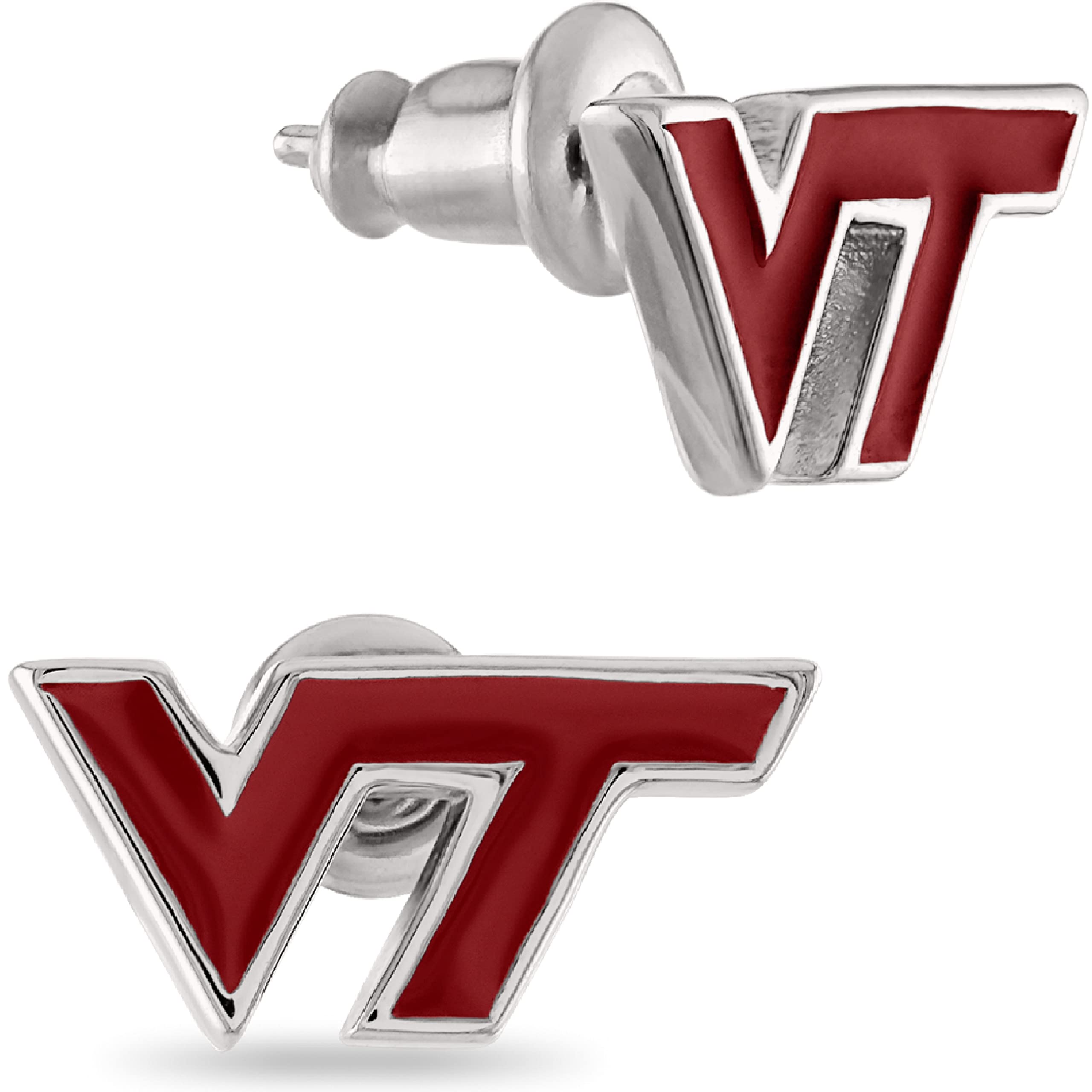 Stone Armory Earrings for Virginia Polytechnic Institute Jewelry Gifts for Women, Graduation – Stainless Steel Skin-Friendly VT Hokies stud earrings