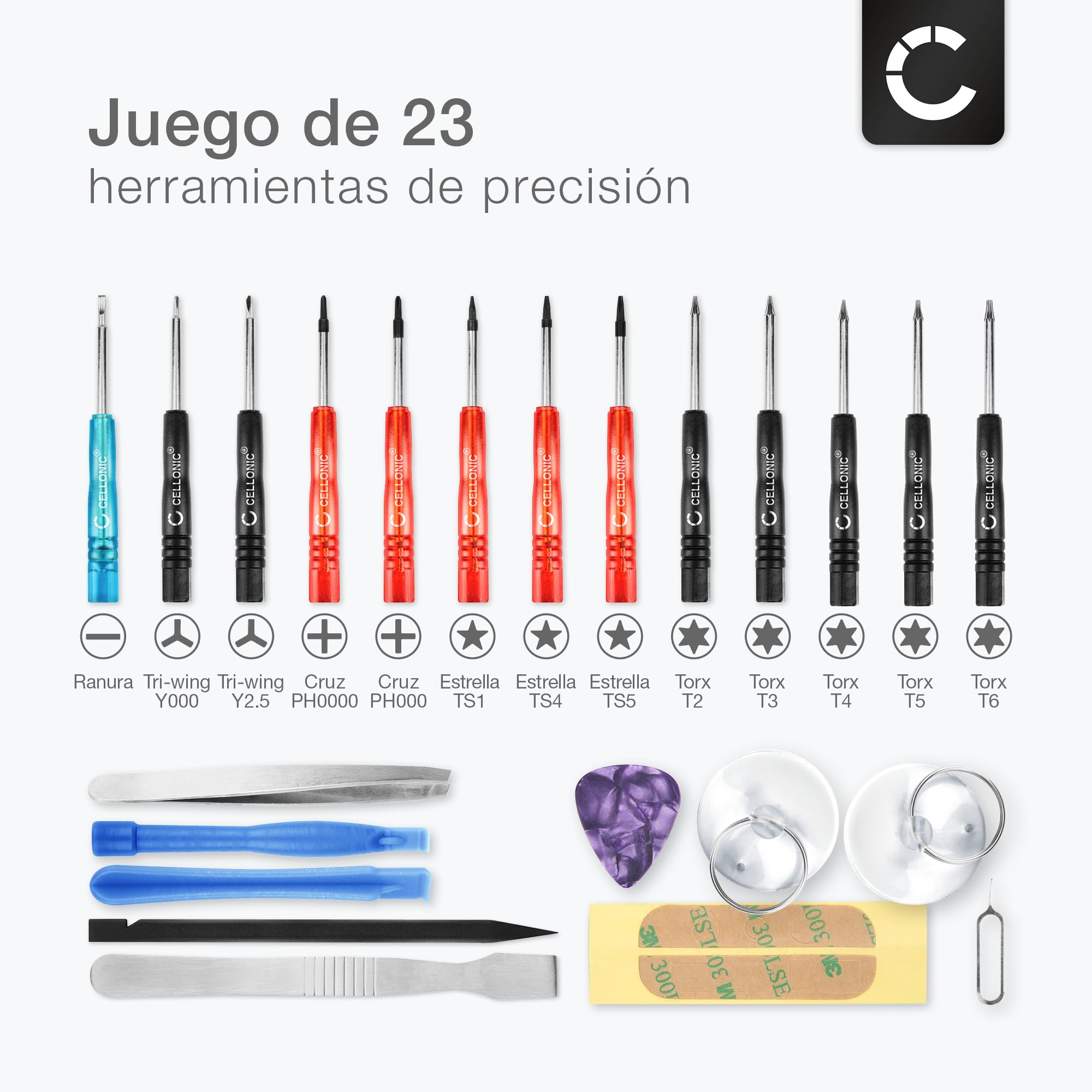 CELLONIC 1x Batería para Videoconsola Compatible con Sony PS Vita (PCH-1000 / PCH-1004), PS Vita (PCH-1100 / PCH-1104), SP65M - (2200mAh, 3.7V) + Juego de Herramientas