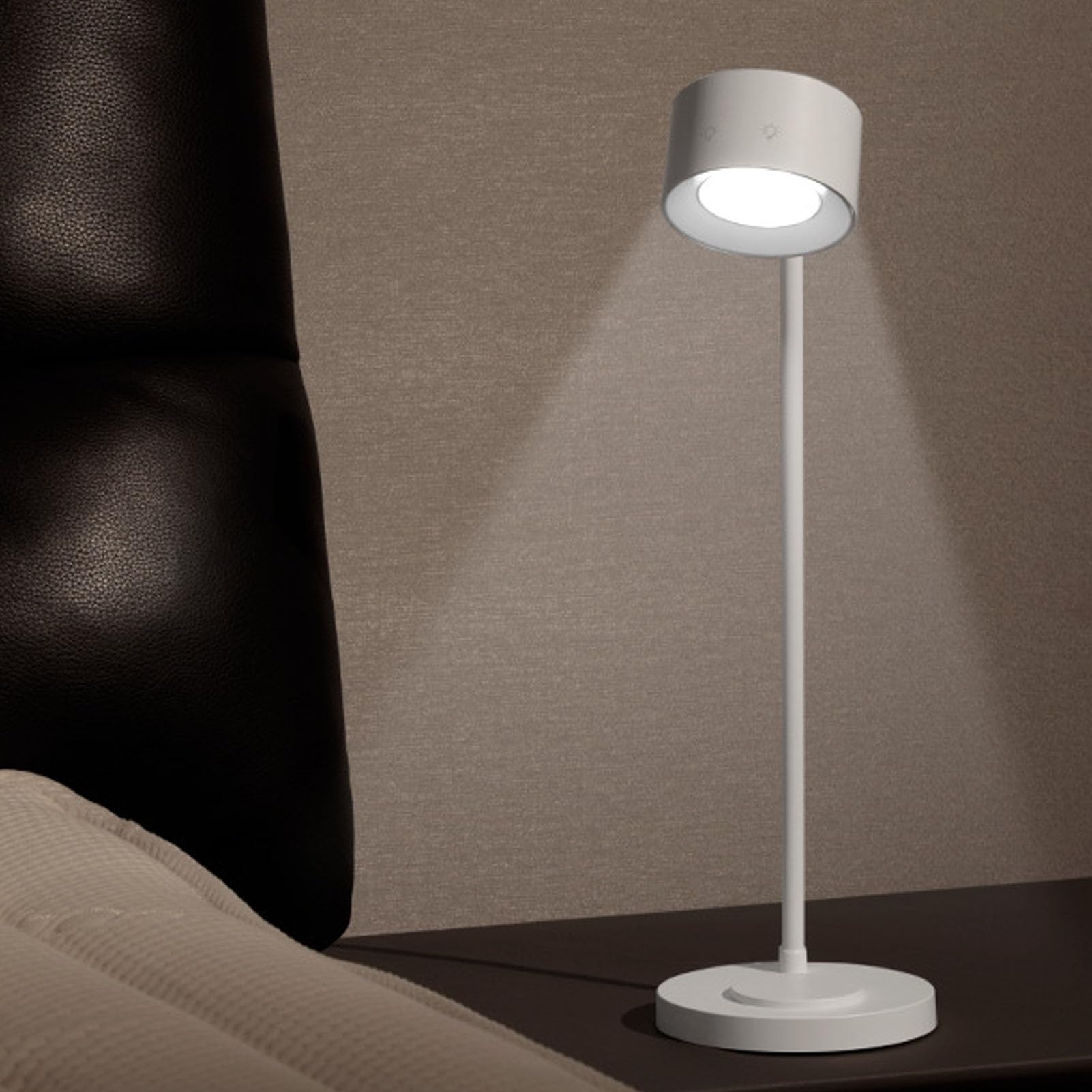 LED Schreibtischlampe mit magnetischem kabellosem Laden dimmbare Touch-Steuerung Leselicht 2000 mAh Akku für Schlafzimmer Büro Arbeitszimmer Schreibtisch Nachttisch