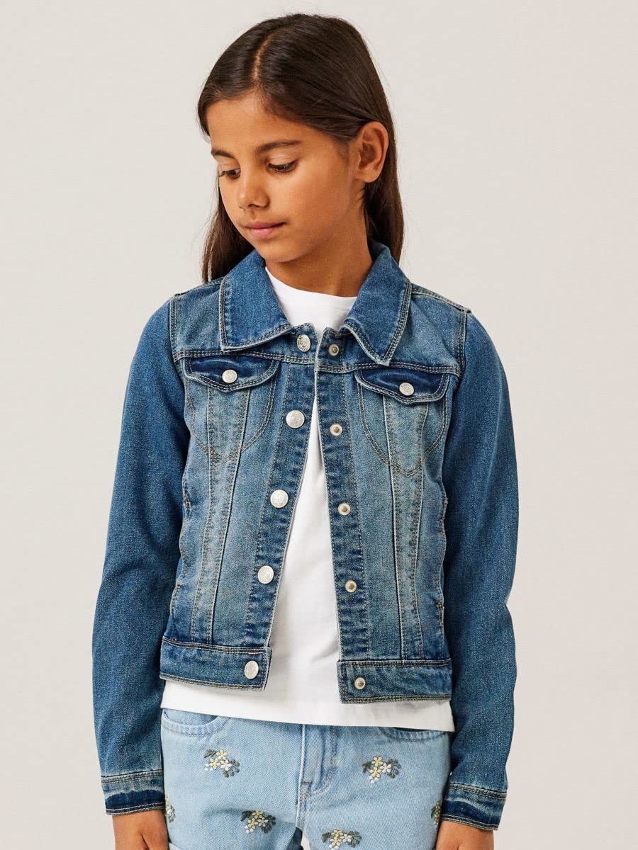 NAME IT Nkfstar Dnm Jacket 2210-sr Noos Giacca Bambine e ragazze