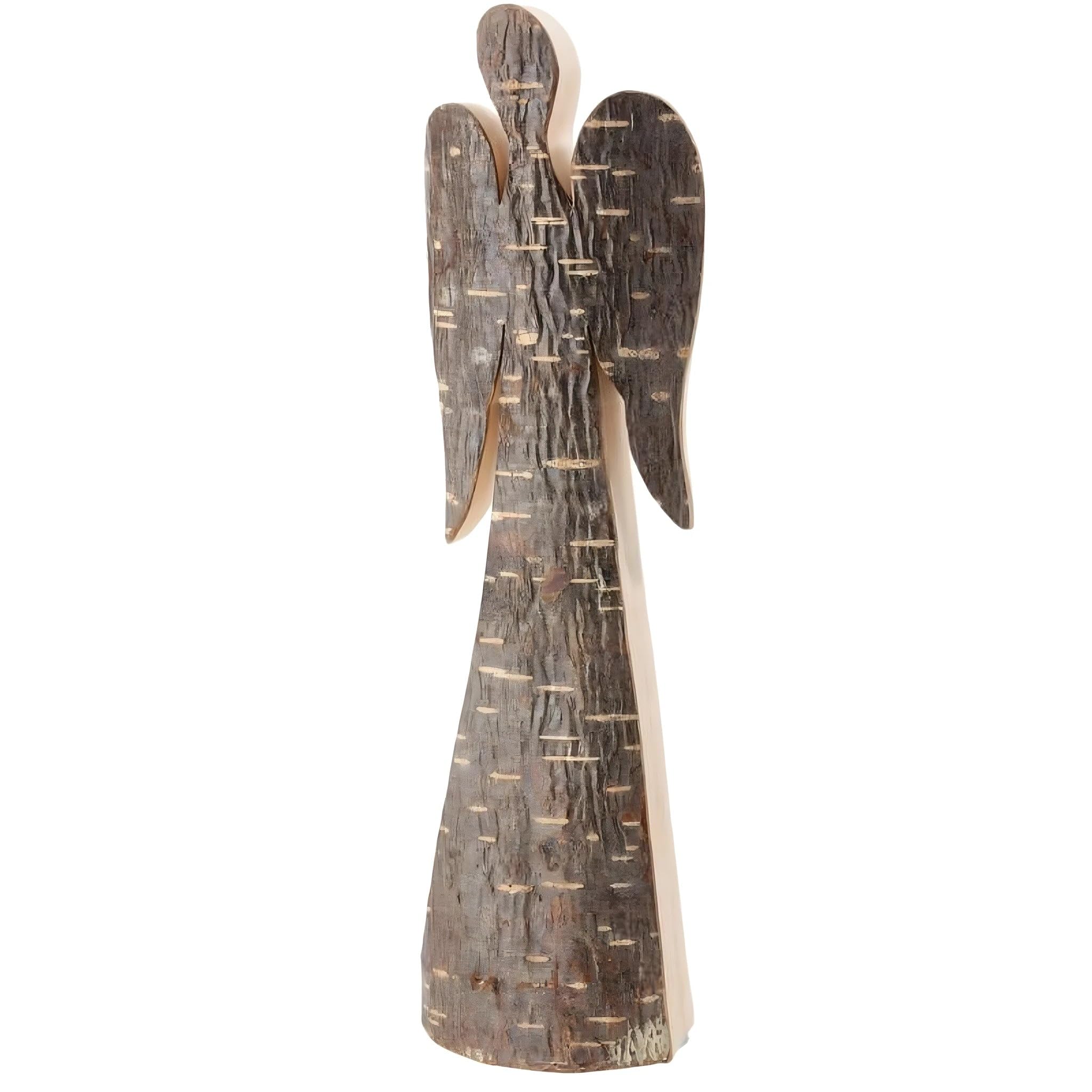 Dolfi Wooden Guardian Angel 6 cm 6 cm | Natural Wood in Val Gardena | Nativity Figure